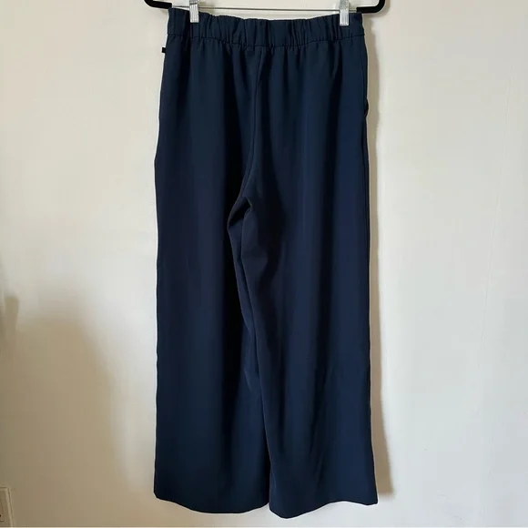 Lululemon Noir Wide Leg Pants In True Navy Size 10 - Picture 5 of 7